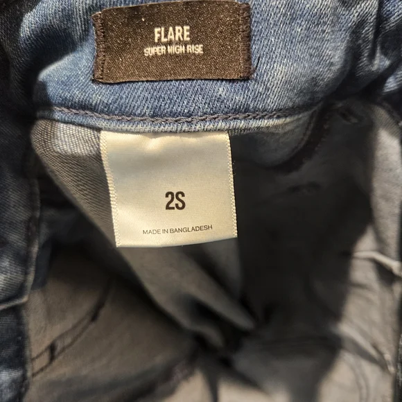 Express Flare Super Highrise Jeans #783 - Picture 3 of 6